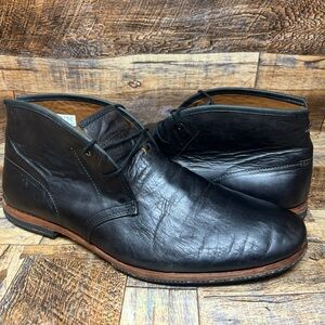 Timberland-Boot Co Wodehouse Boot - Leather Chukka Lost History Black - Sz 14